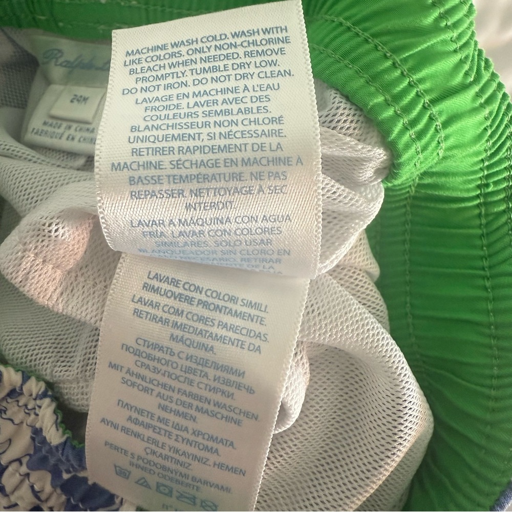 5 for $25!! Polo Ralph Lauren Boy 24 Mo Swim Trunks 💙 - Picture 10 of 13